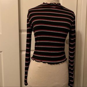 Stripped long sleeve shirt